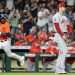 Yordan Álvarez (al fondo) es uno de los bateadores más oportunos de MLB. Foto: Karen Warren/Houston Chronicle