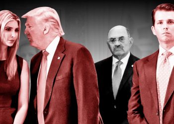 El ex director financiero de la Organización Trump, Allen Weisselberg (al fondo). Foto: Financial Times.