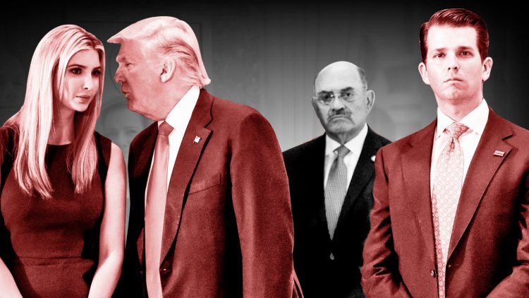 El ex director financiero de la Organización Trump, Allen Weisselberg (al fondo). Foto: Financial Times.