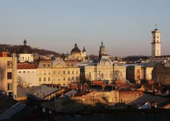La ciudad de Lviv, Ucrania. Foto: NPR.