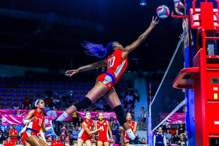 Equipo cubano de voleibol femenino. Foto: Norceca / Archivo.