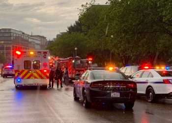 Antes de la llegada de los servicios de emergencias recibieron la asistencia de la Policía del parque y del Servicio Secreto, encargado de proteger la residencia presidencial. Foto: twitter.com/dcfireems