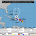 Cono de probabilidades de la tormenta tropical Fiona. Gráfico: National Hurricane Center.