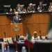 El Presidente Frank Walter Steinmeier en el Senado mexicano, el pasado 20 de septiembre. Foto: Guido Bergmann/Embajada alemana en México.