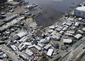 Impactos de Ian en Fort Myers, Florida. Foto: NBC.