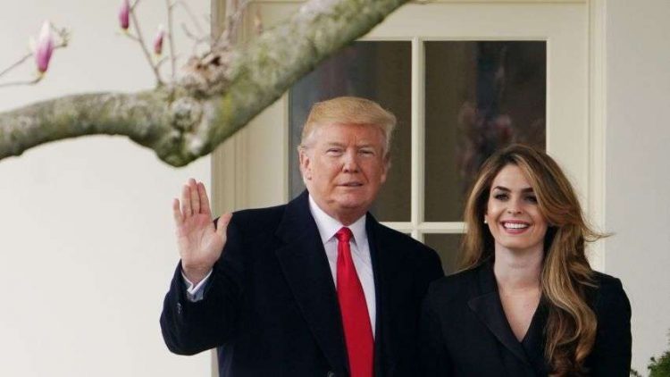 Donald Trump y Hope Hicks. Foto: CNN.