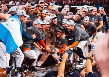 Tras una emocionante victoria, los Houston Astros se coronaron campeones de la Serie Mundial por segunda vez en la historia. Foto: Houston Astros.