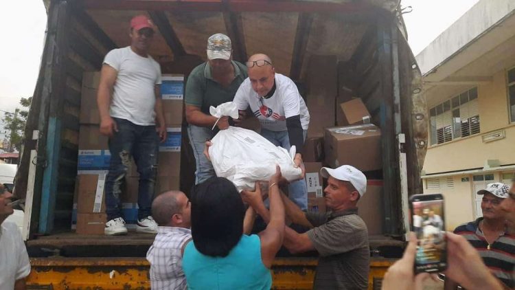 Esta donación se suma a otras recibidas en la isla en meses anteriores patrocinadas por asociaciones y fundaciones estadounidenses y de cubanos residentes en Estados Unidos. Foto: TelePinar.