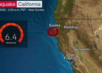 Grafico del local del terremoto. | Weather Channel