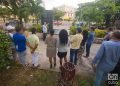 Inauguración del nuevo sistema de luces del parque Martin Luther King Jr., en La Habana. Foto: Otmaro Rodríguez.