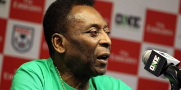 Edson Arantes Do Nascimento, Pelé, en La Habana, el 1ro de junio de 2015. Foto: EFE/Alejandro Ernesto.