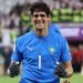 Yassine Bounou celebra la victoria de Marruecos en cuartos de final del Mundial de Fútbol Qatar. EFE/EPA/Ali Haider