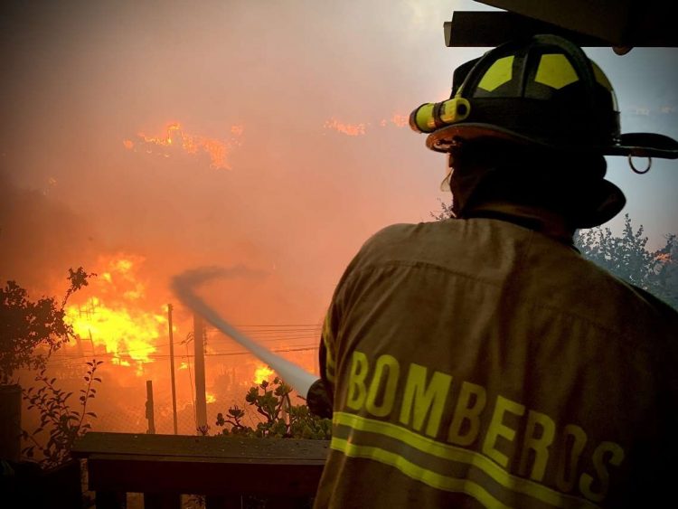 Foto: Bomberos Viña del Mar/Twitter.