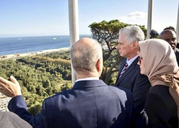 La reunión tuvo como objetivo avanzar en las acciones acordadas en noviembre, durante el viaje oficial del presidente de Cuba, Miguel Díaz-Canel, a Argelia. Foto: Presidencia de Cuba/Facebook.