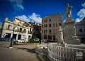 Monumento al ingeniero Francisco de Albear y Fernández, en la plazuela del mismo nombre, a un costado de la calle de Obispo, en La Habana. Foto: Otmaro Rodríguez.