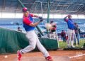 Preparación de la preselección de Cuba al Clásico Mundial de Béisbol, en el estadio Latinoamericano, en La Habana. Foto: Otmaro Rodríguez.