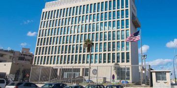 Embajada de Estados Unidos de América, en La Habana. Foto: Otmaro Rodríguez.