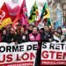 Una manifestación en París contra la reforma de las pensiones. Foto: RTVE.