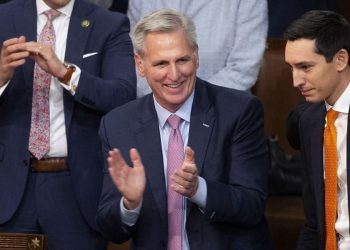 El republicano Kevin McCarthy, nuevo presidente de la Cámara de Representantes de EEUU. Foto: EFE.