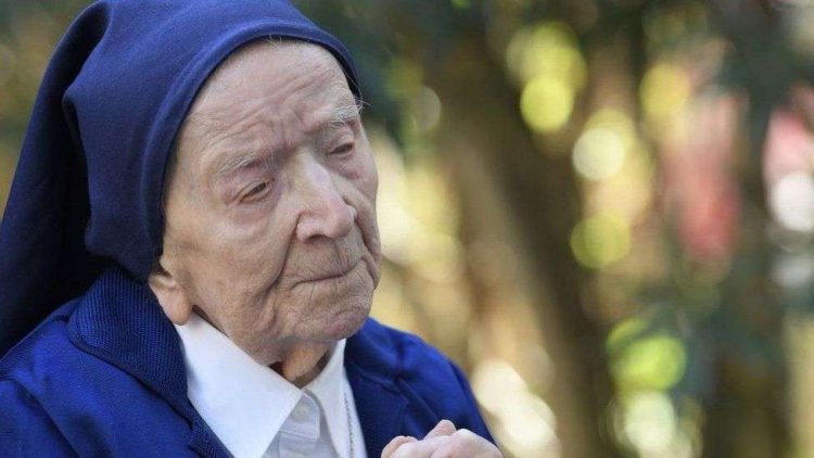 Lucile Randon, conocida como la hermana André, falleció en París a los 118 años. Foto: BBC.