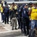 Detenciones a protagonistas de los disturbios en Brasilia, partidarios del expresidente Bolsonaro. Foto:  EFE.
