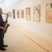 El músico estadounidense Ted Nash toca el saxofón durante un taller con jóvenes estudiantes cubanos, en el Museo Nacional de Bellas Artes, en La Habana. Foto: Otmaro Rodríguez.