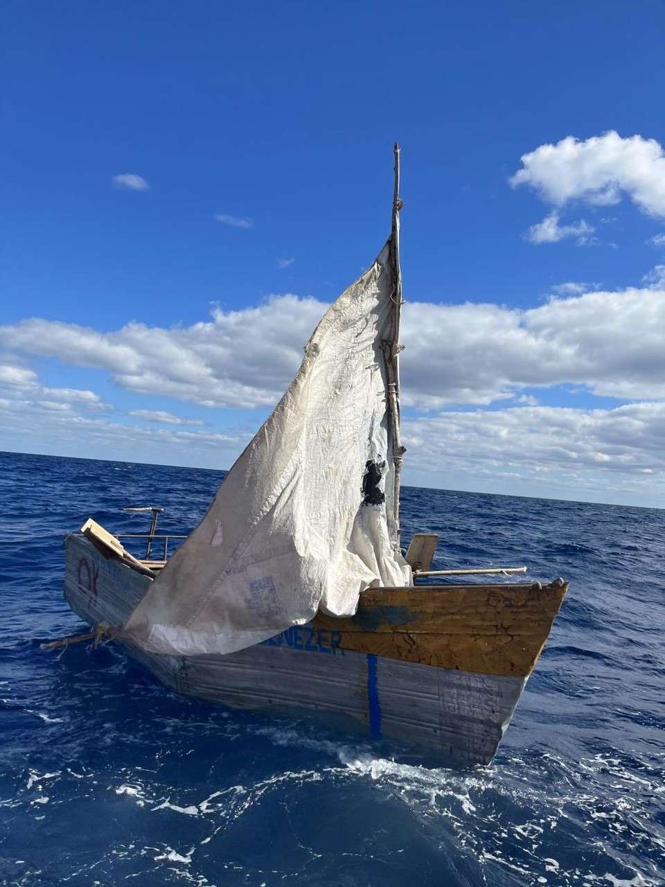 One of the boats intercepted off Isla Morada on Tuesday. | Photo: U.S. Coast Guard