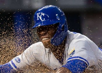 Dairon Blanco vivió su debut en MLB durante la temporada del 2022 con los Royals. Foto: Jordan Johnson/USA TODAY Sports.