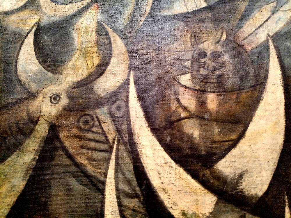 "Huracán" (1945). Detalle. Foto: Angel Marqués Dolz.