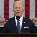 El presidente Joe Biden en su discurso del Estado de la Unión en el Capitolio, Washington, DC, el 7 de febrereo de 2023. Foto: EFE/EPA/Jacquelyn Martin.