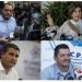 Collage de fotografías de líderes opositores nicaragüenses: Félix Maradiaga (i-arriba), Cristiana Chamorro (d-arriba), Juan Sebastián Chamorro (i-abajo), y Medardo Mairena. Las autoridades de Nicaragua ordenaron este jueves deportar a Estados Unidos "por traidores a la patria" a 222 opositores que guardaban prisión, según detalla la sentencia de un Tribunal de Apelaciones de Managua. Foto: EFE/ Archivo.