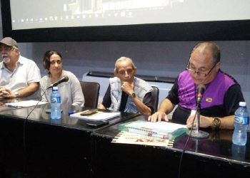 Imagen de archivo de una sesión del Taller Nacional de Crítica Cinematográfica, en Camagüey. Foto: Blog Cine Cubano, la Pupila Insomne / Archivo.