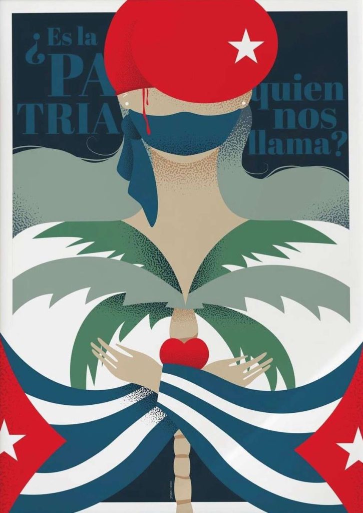 “Es la patria quien nos llama”, cartel. 