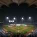 Taichung Intercontinental Baseball Stadium es la sede del grupo A del V Clásico Mundial de Béisbol, en el cual compiten Cuba, Países Bajos, Italia, Panamá y Taipéi de China. Foto: Ritchie B. Tongo/EFE.