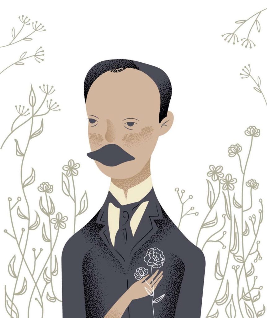 Ilustración para conmemorar el natalicio de José Martí.
