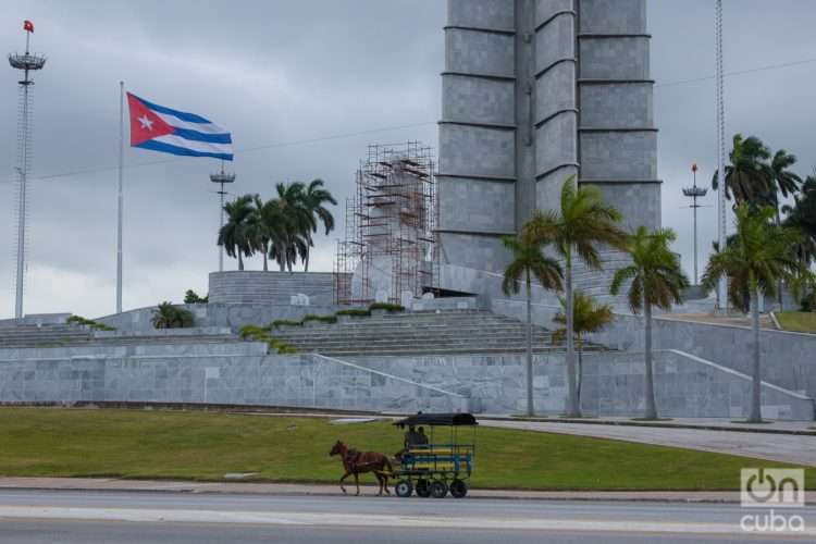 Plaza de la Revolución, enero de 2023. Foto: Jorge Ricardo.