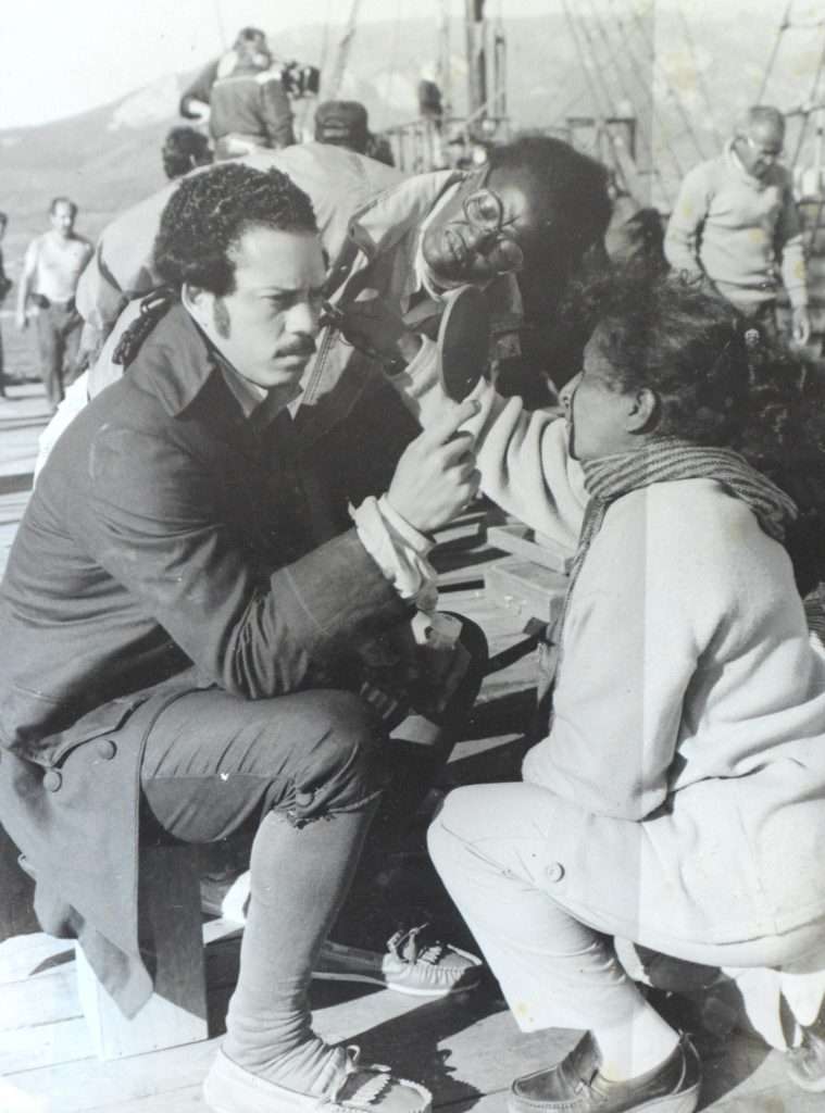 Con Alexis Valdés en "El siglo de las luces" (Humberto Solás, 1993). Foto: Cortesía de la entrevistada.