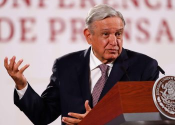 El presidente de México, Andrés Manuel López Obrador. Foto: EFE.