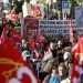 Siguen las protestas populares en toda Francia por la nueva ley de pensiones. Foto: EFE.