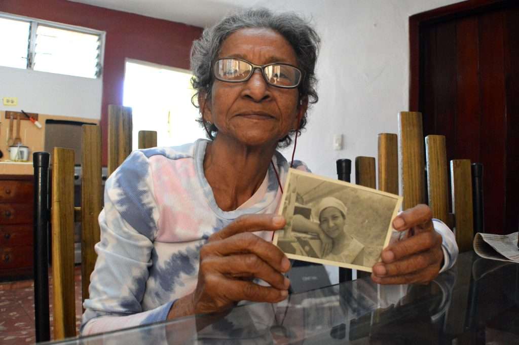 Magaly Pompa en 2023, pasado y presente. Foto: Angel Marqués Dolz.