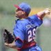 Yariel Rodriguez durante el primer juego del Clásico, frente a Países Bajos. Foto: EFE/EPA/RITCHIE B. TONGO.