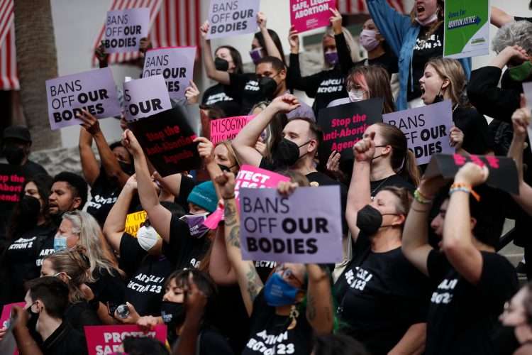 Protestas proaborto en el Capitolio de Florida. Foto: NYT.