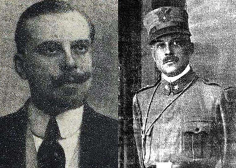 Camilo Ruspoli, príncipe de Cadriano, como civil y como militar.