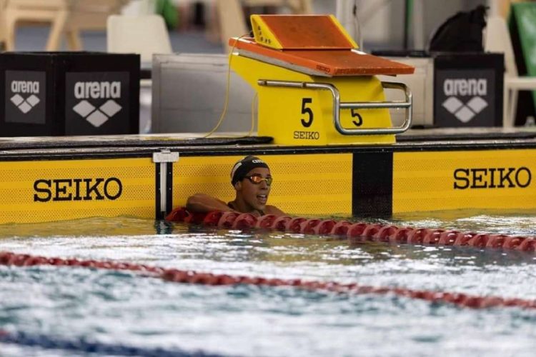 Gámez había borrado el 55.51, en su poder desde 2018, durante el abierto de Malasia celebrado hace algunas semanas. Foto: SEGUIDORES DE LA NATACION CUBANA  /FACEBOOK.