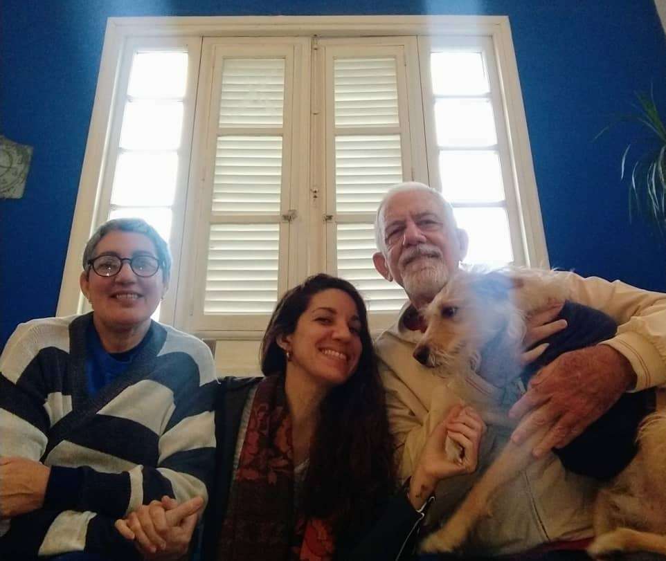 La familia. Navidad de 2022. Foto: cortesía de la entrevistada.
