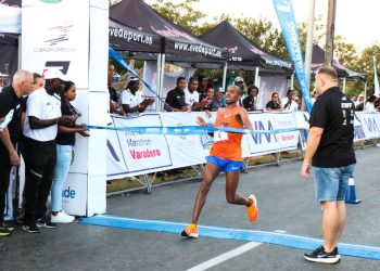 El etíope Tadese Starge Demeke ganó la Maratón de Varadero 2023. Foto: Tomada de @jit_digital