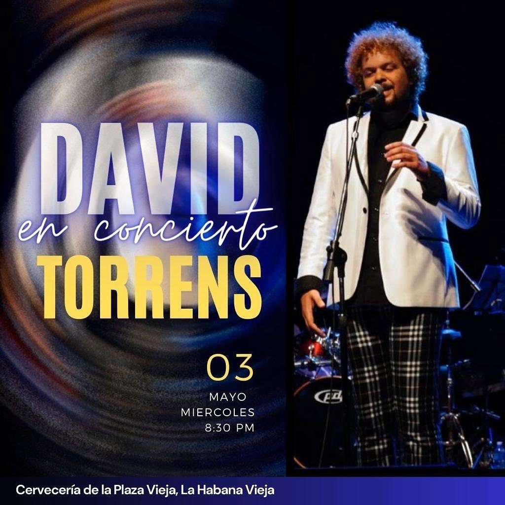 David Torrens en la Cervecería de la Plaza Vieja