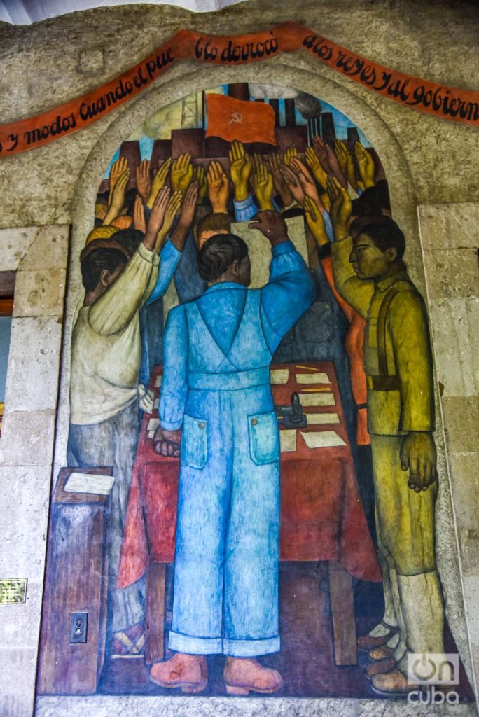 La protesta. De la serie de murales de los corridos mexicanos. Foto: Kaloian.