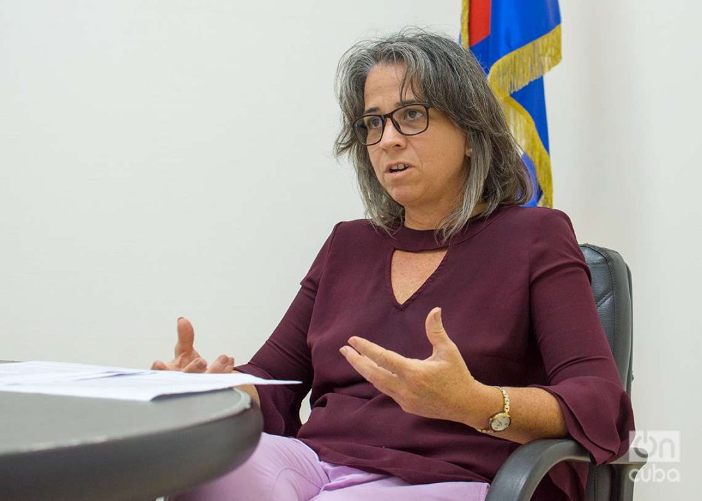 Laura Pujol, subdirectora general de Asuntos Consulares y Atención a Cubanos Residentes en el Exterior del Minrex. Foto: Otmaro Rodríguez.