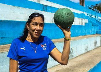 Josefina O’Farrill fue una de las jugadoras más importantes de las Morenas del Caribe en los años 80 del siglo pasado. Foto: Jorge Luis Coll Untoria.